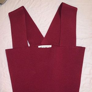 LF seek the label bandage crop top